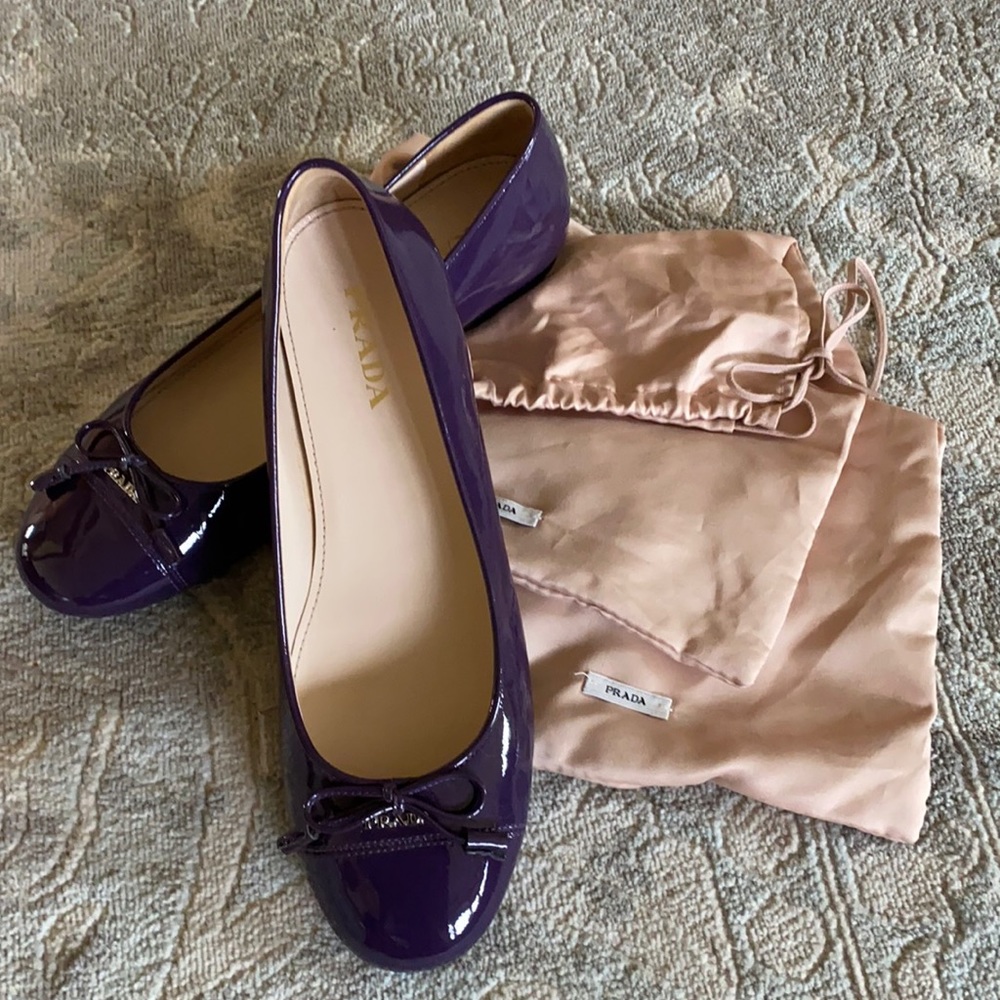 Prada Patent leather ballet flat